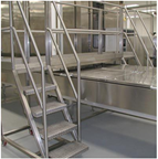 Ladders / staircase: SS304/316